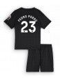 Billige Tottenham Hotspur Pedro Porro #23 Bortedraktsett Barn 2025-26 Kortermet (+ Korte bukser)